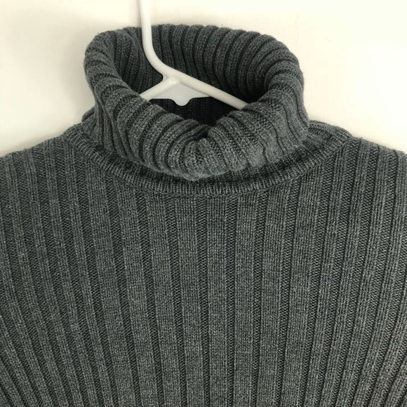 Calvin Klein women’s turtleneck sweater sz m grey - Picture 3 of 4